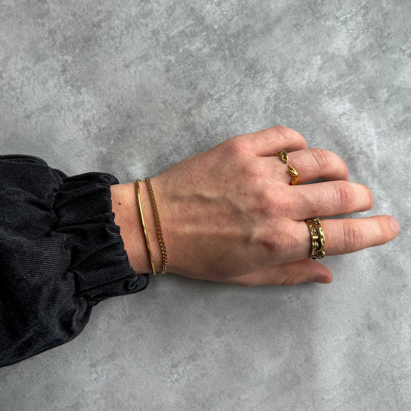 Double Cuban / Octagon Bracelet - Image 5