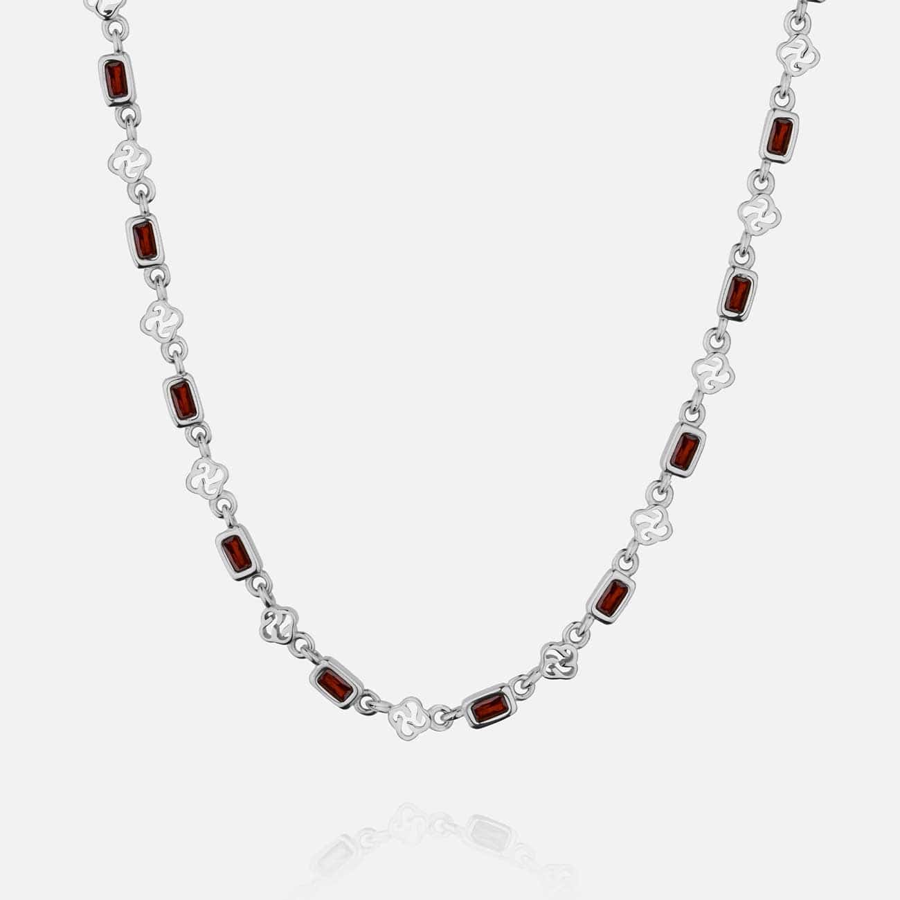 Gemstone Necklace - Ruby - Image 3