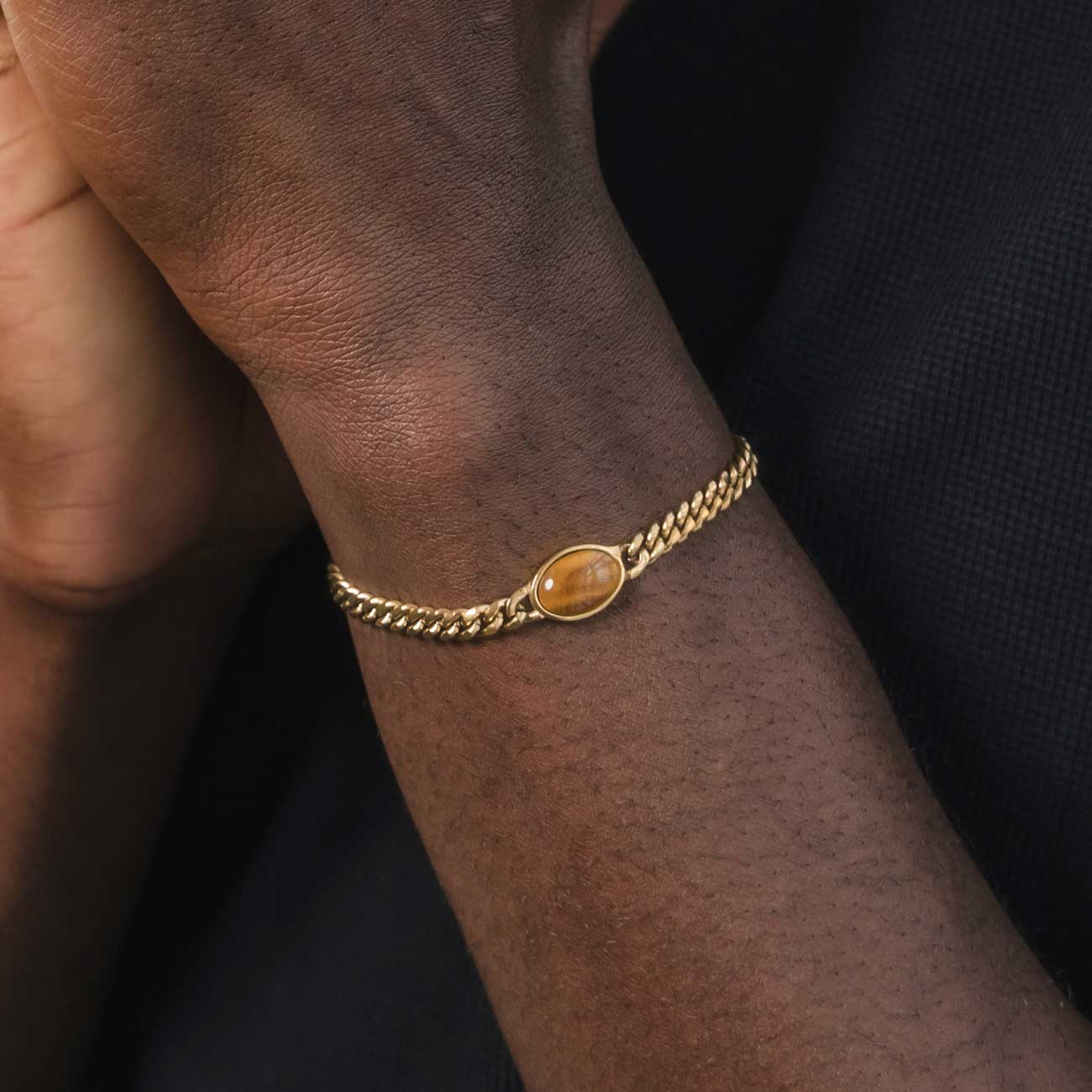 Oval Bracelet - Tigers Eye - Image 2