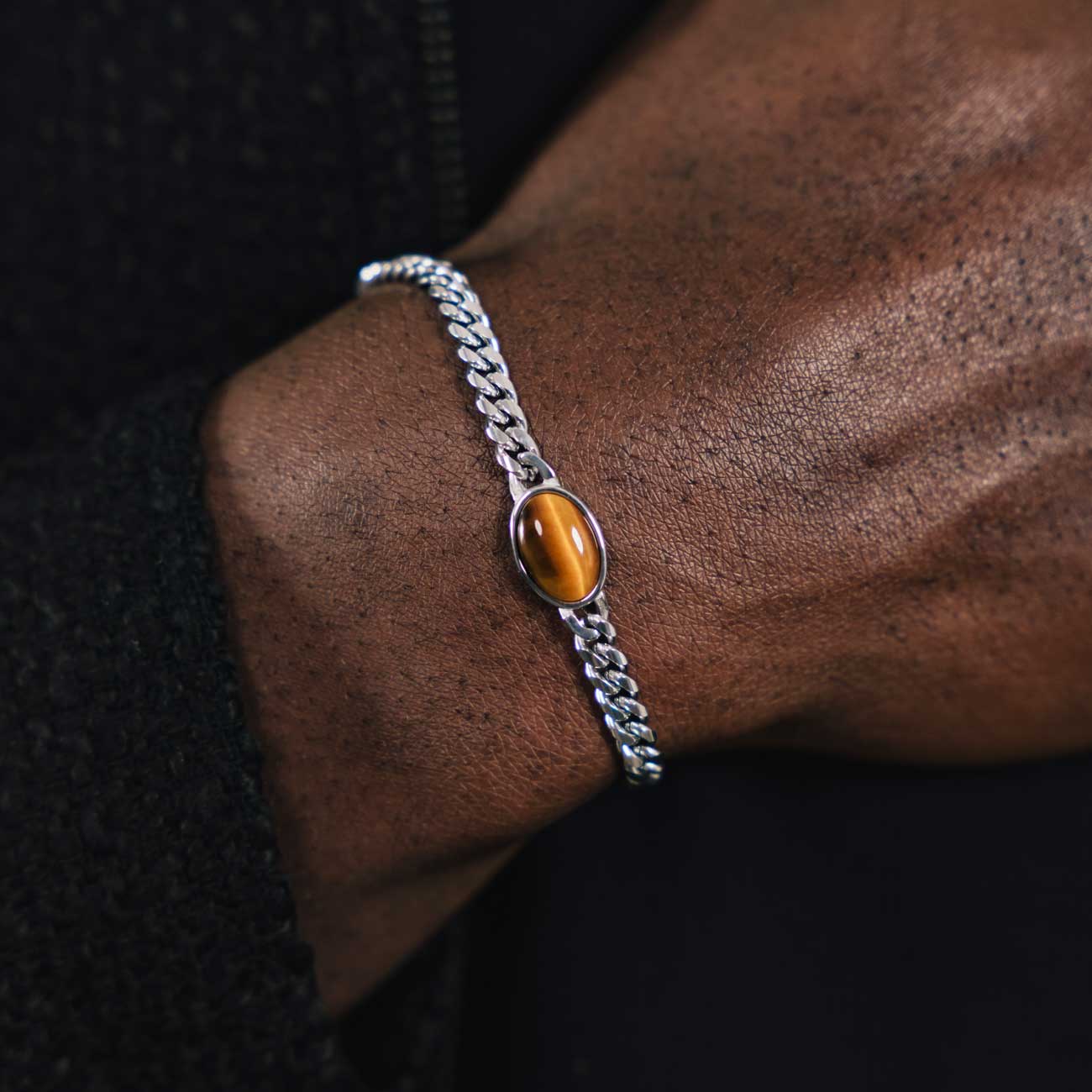 Oval Bracelet - Tigers Eye - Image 3