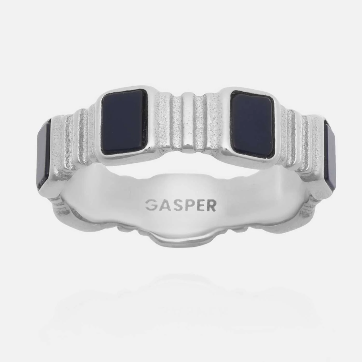Pillar Band Ring - Onyx - Image 6