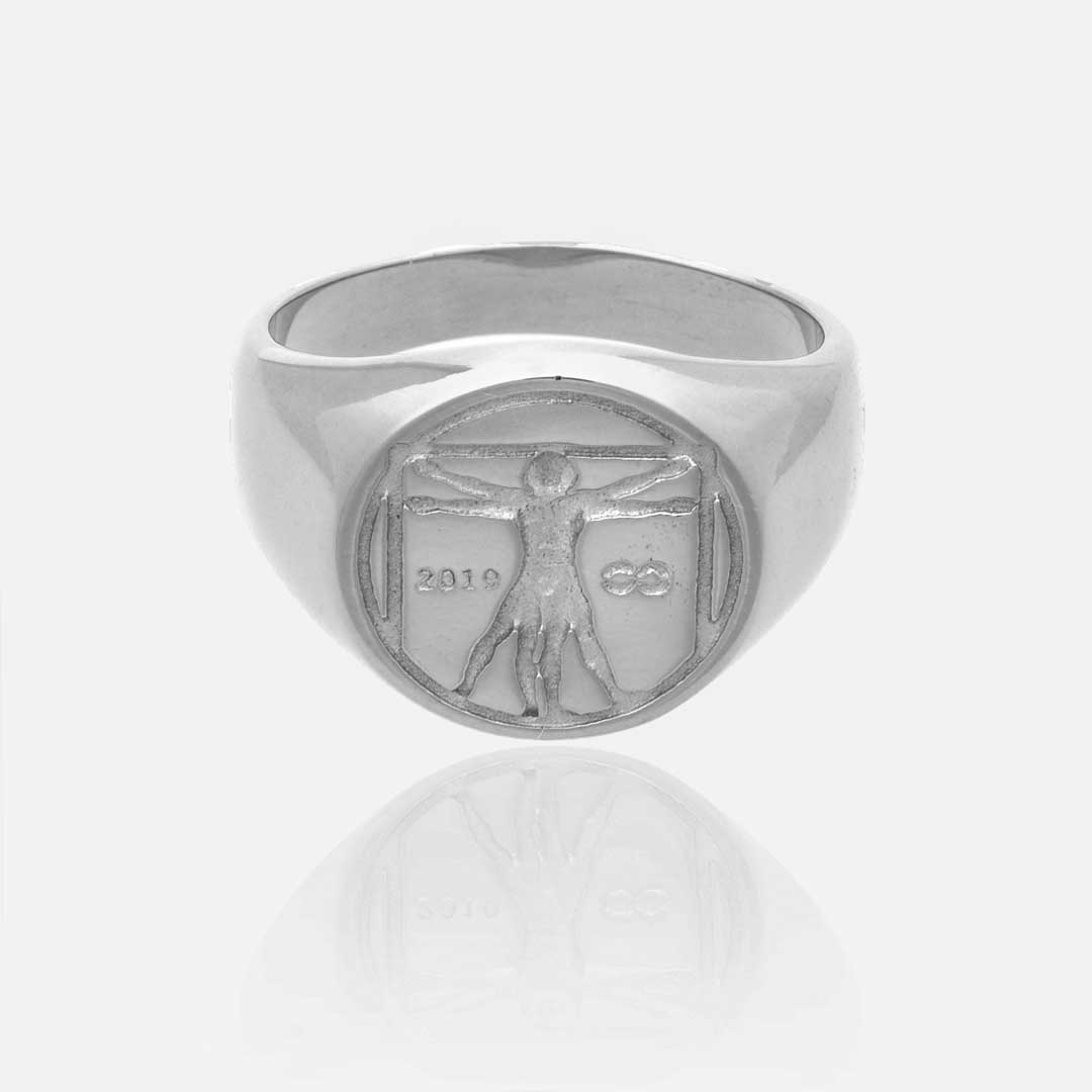 Vitruvian man ring - Image 4